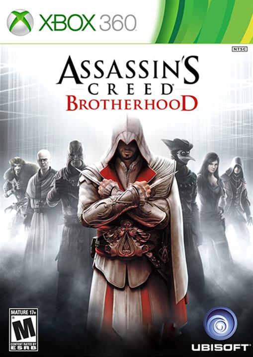 دیسک بازی Assassins Creed Brotherhood مخصوص XBOX 360 نشر UBISOFT